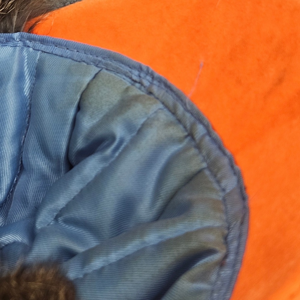 Mad Bomber Blaze Orange‎ Trapper Hat Size M Faux Fur Ear Flap Hunting Outdoor - Picture 8 of 9